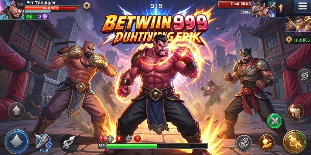 Tampilan gameplay menarik dari pertarungan di BETWIN999.