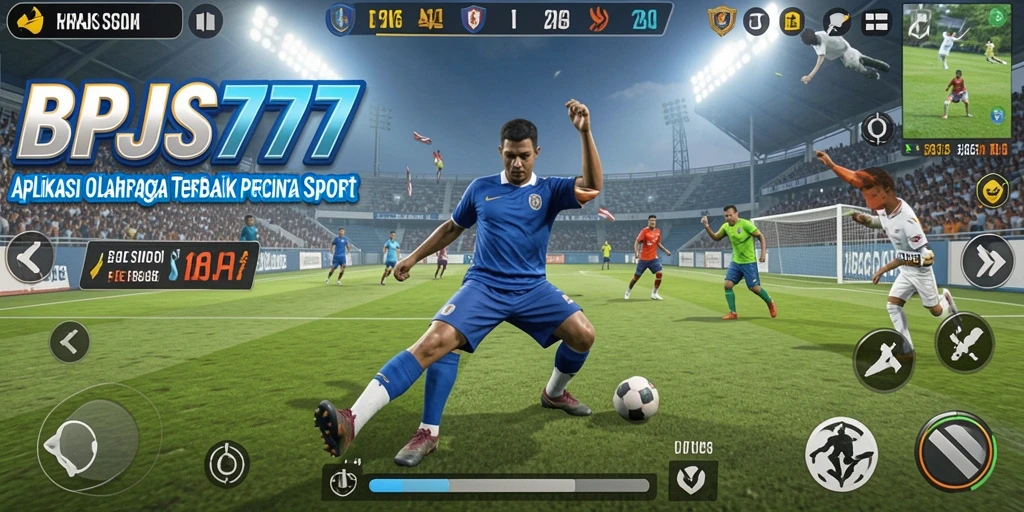 Tangkapan layar gameplay BPJS777 yang menampilkan aksi olahraga langsung.