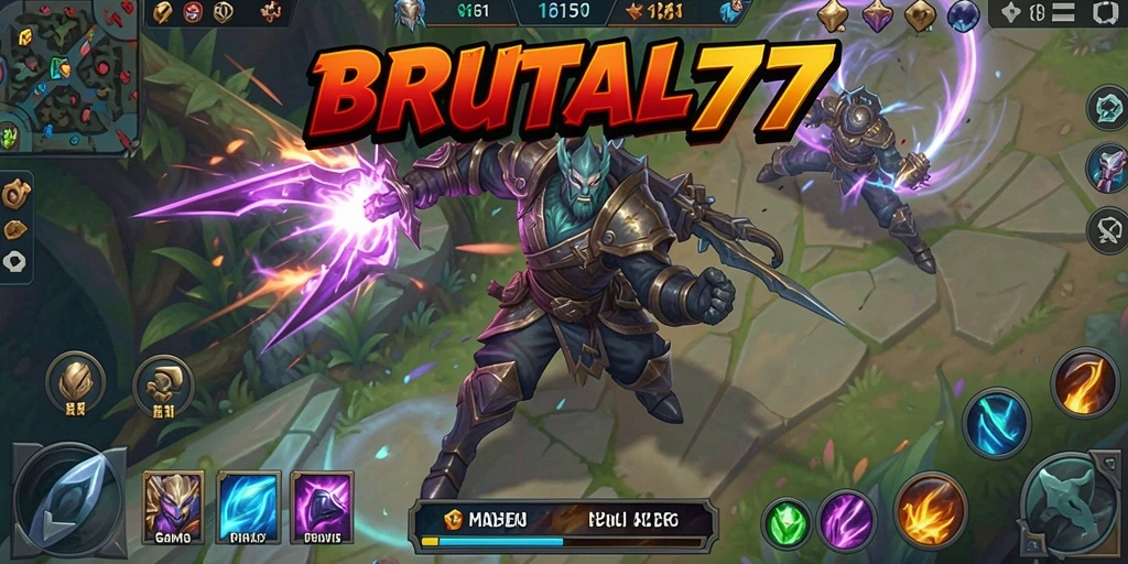 Gameplay intens dan menegangkan dari BRUTAL77 dalam aksi.