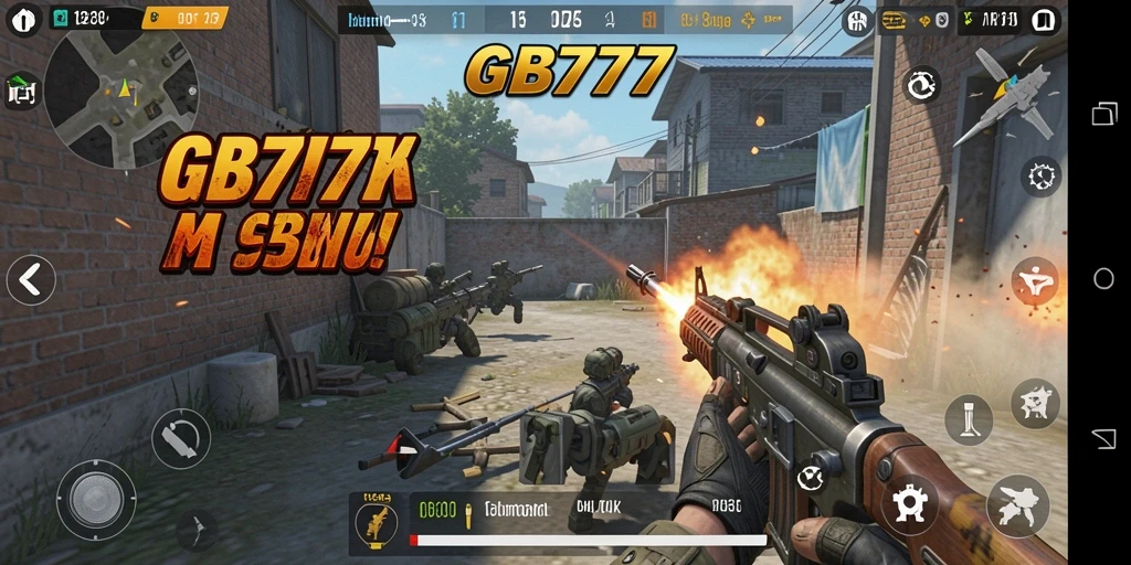 Tampilan aksi mendebarkan dalam gameplay GB777 yang spektakuler.