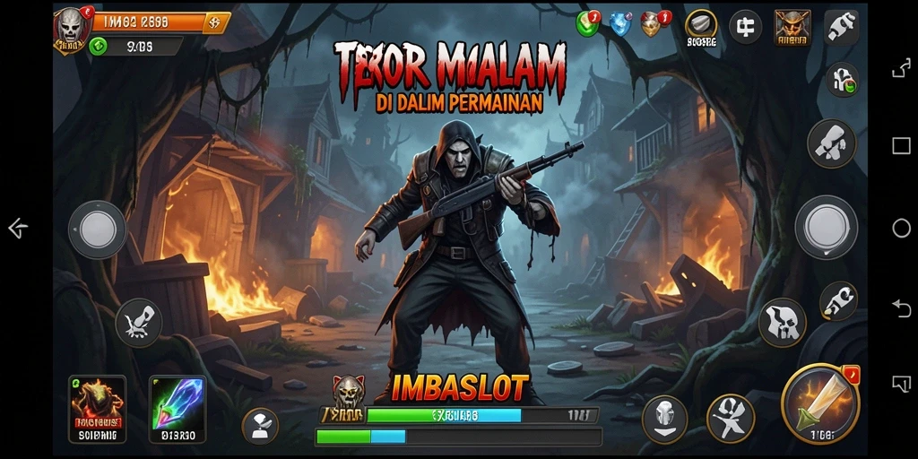 Tangkapan layar menampilkan gameplay menegangkan dari IMBASLOT.