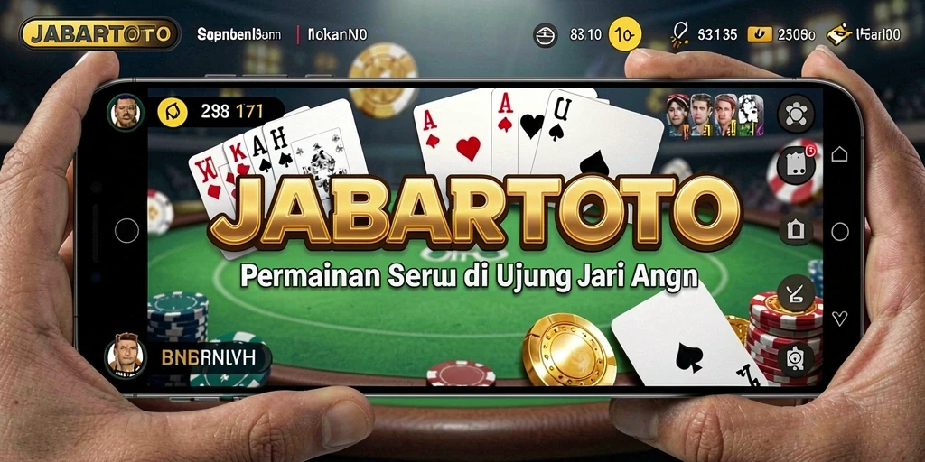 Tampilan gameplay seru dari JABARTOTO dalam permainan Poker.
