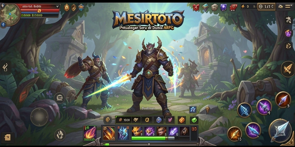 Tampilan gameplay seru di dunia fantasi ARPG.