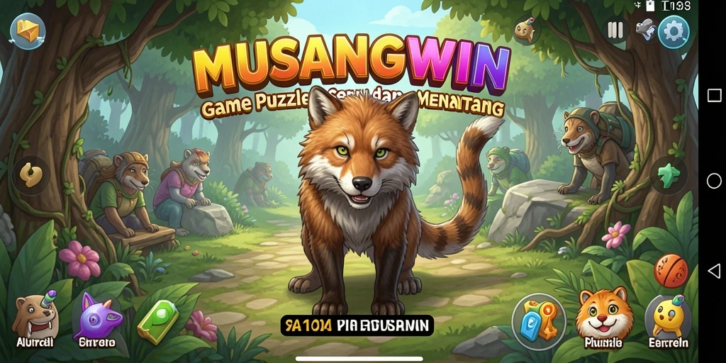 Tampilan gameplay seru dari MUSANGWIN yang menantang.