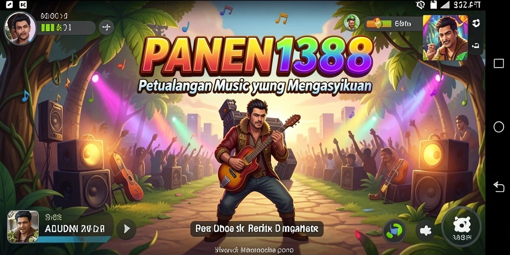 Tampilan gameplay PANEN138 menampilkan keseruan bermain musik dan ritme.