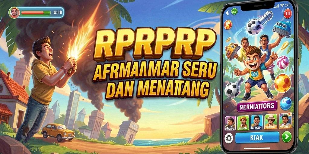 Screenshot gameplay RPRPRP menunjukkan tantangan seru yang dihadapi pemain.