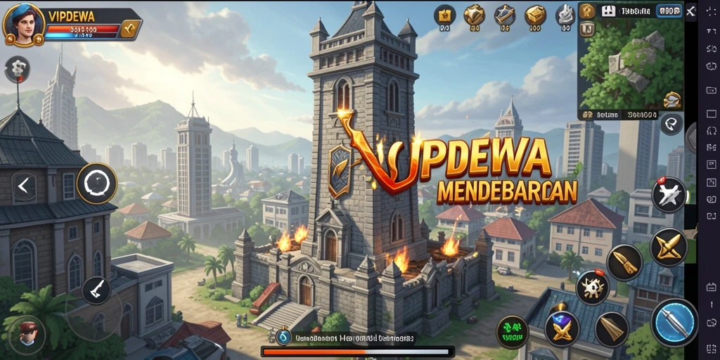 Tampilan gameplay seru dan penuh strategi di VIPDEWA.